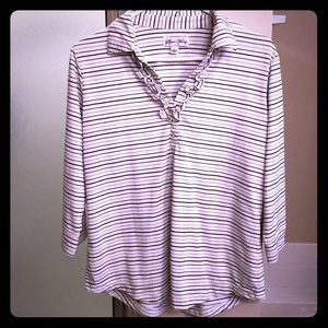 Black and White blouse